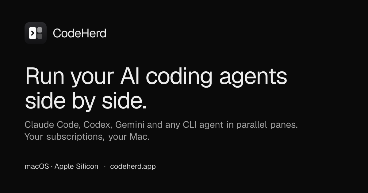 I just shipped CodeHerd